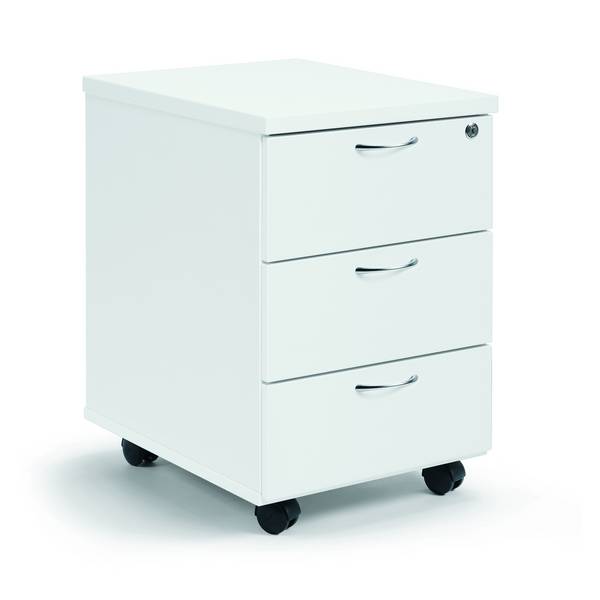 Rollcontainer 3xSchub 58,5x40,7x50cm ws