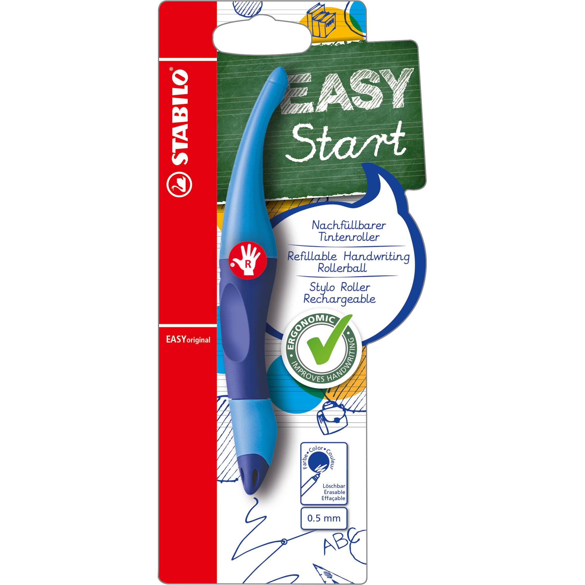 Tintenroller EASYoriginal re dunkelblau/hellblau-0