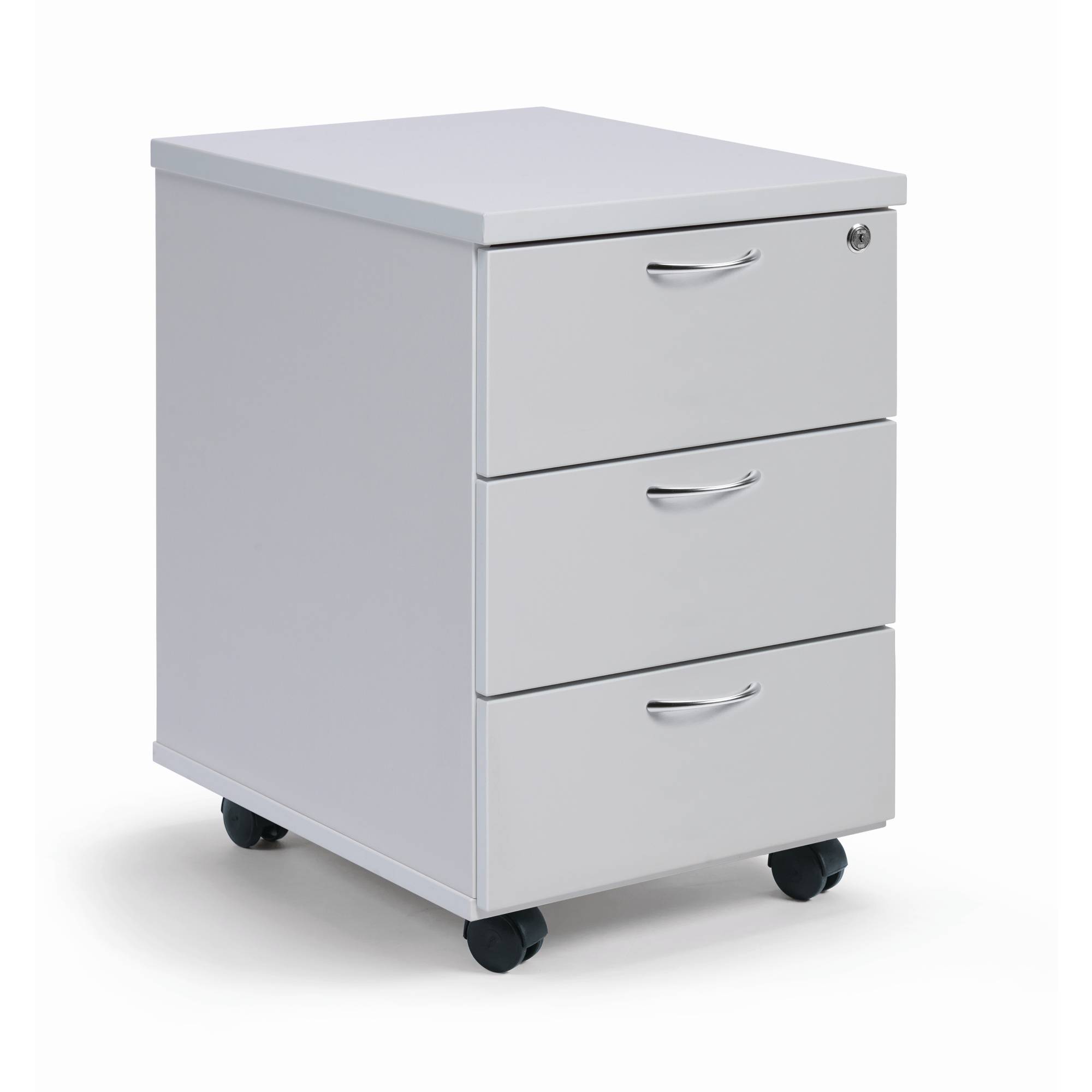 Rollcontainer 3xSchub 58,5x40,7x50cm lgr-0