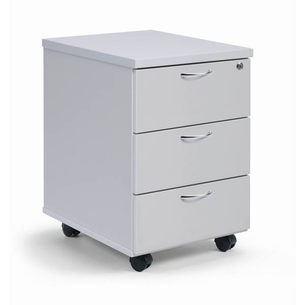 Rollcontainer 3xSchub 58,5x40,7x50cm lgr