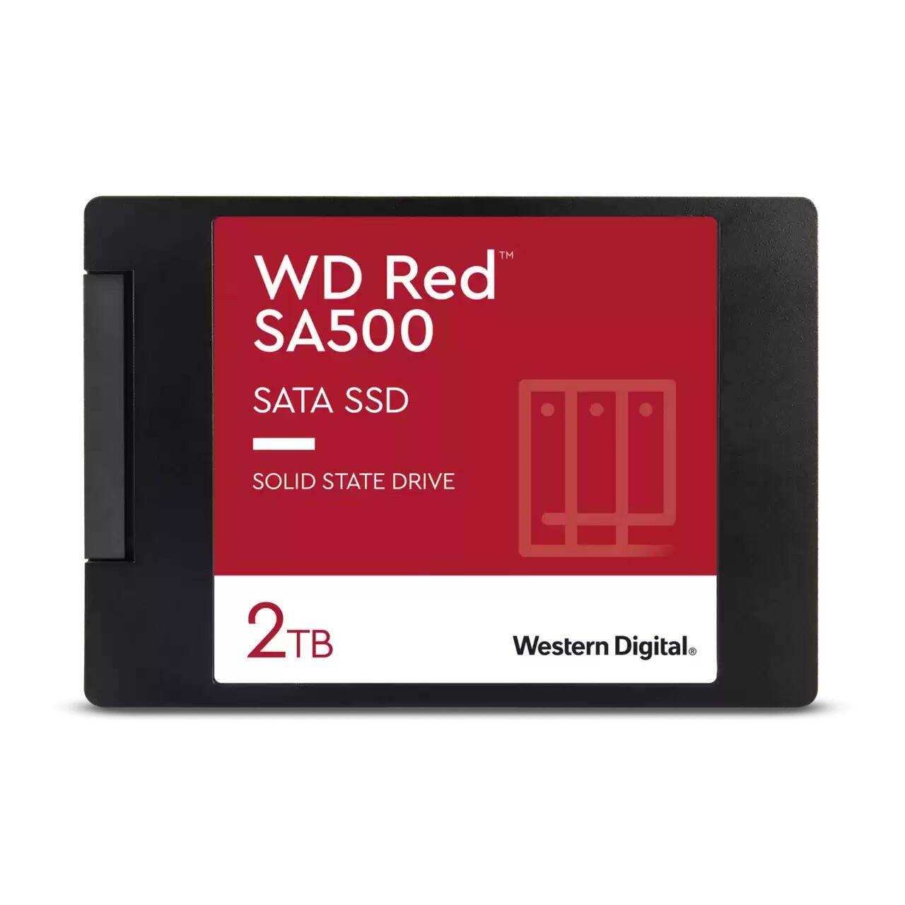 Western Digital WD Red SA500 NAS SATA SSD 2,5” mit Gehäuse 2 TB-0