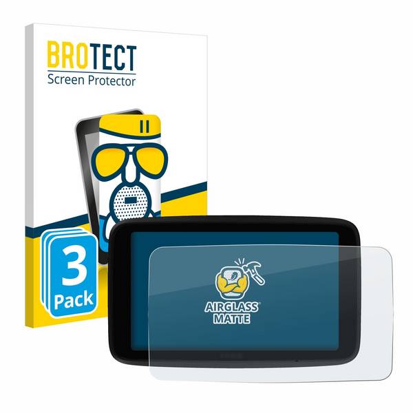3x BROTECT AirGlass Matt Glas Panzer Folie für TomTom GO Superior