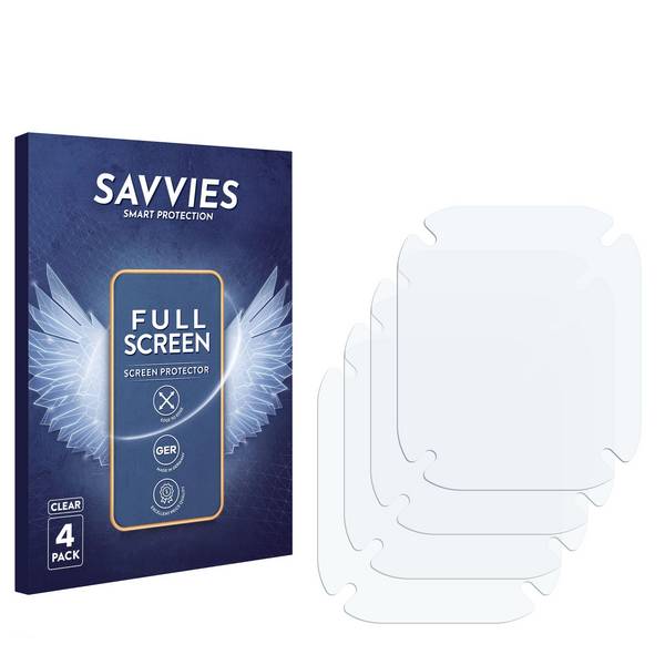 4x Savvies Full-Screen Folie für Apple Watch Series 2 (38