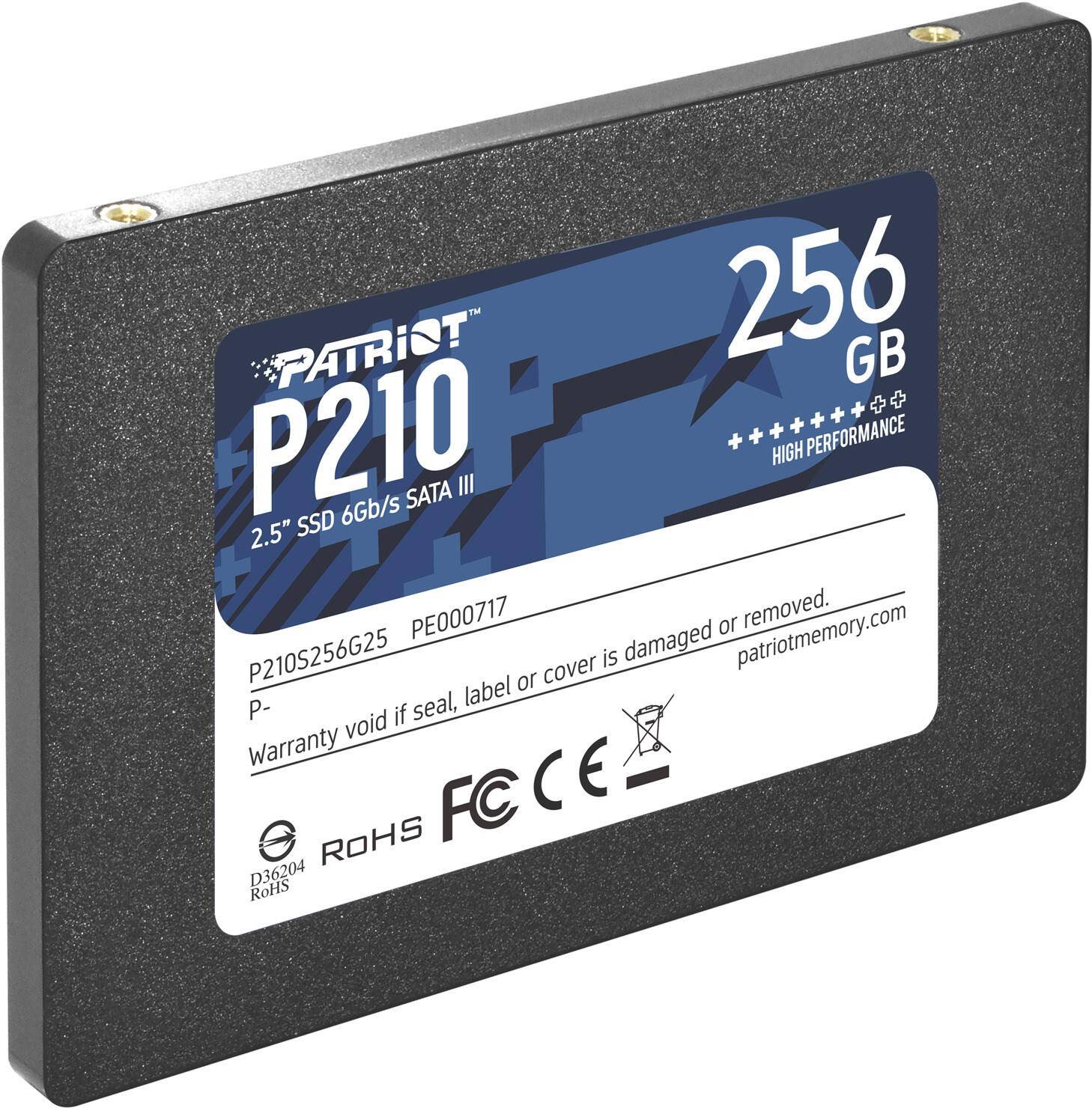 Patriot P210 - SSD - 256 GB - intern - 2.5"" (6.4 cm)-0