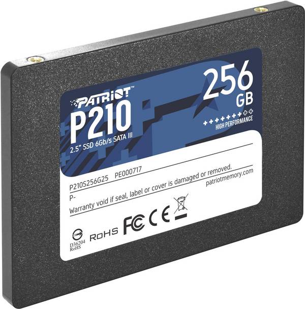 Patriot P210 - SSD - 256 GB - intern - 2.5"" (6.4 cm)