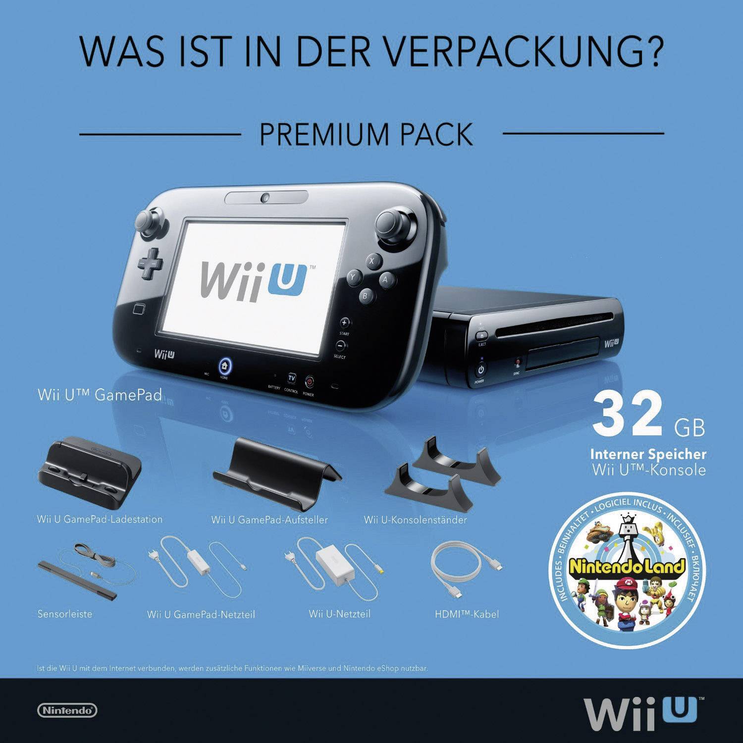 Nintendo Wii U Konsole Premium Pack 32 GB Schwarz im Conrad Online Shop