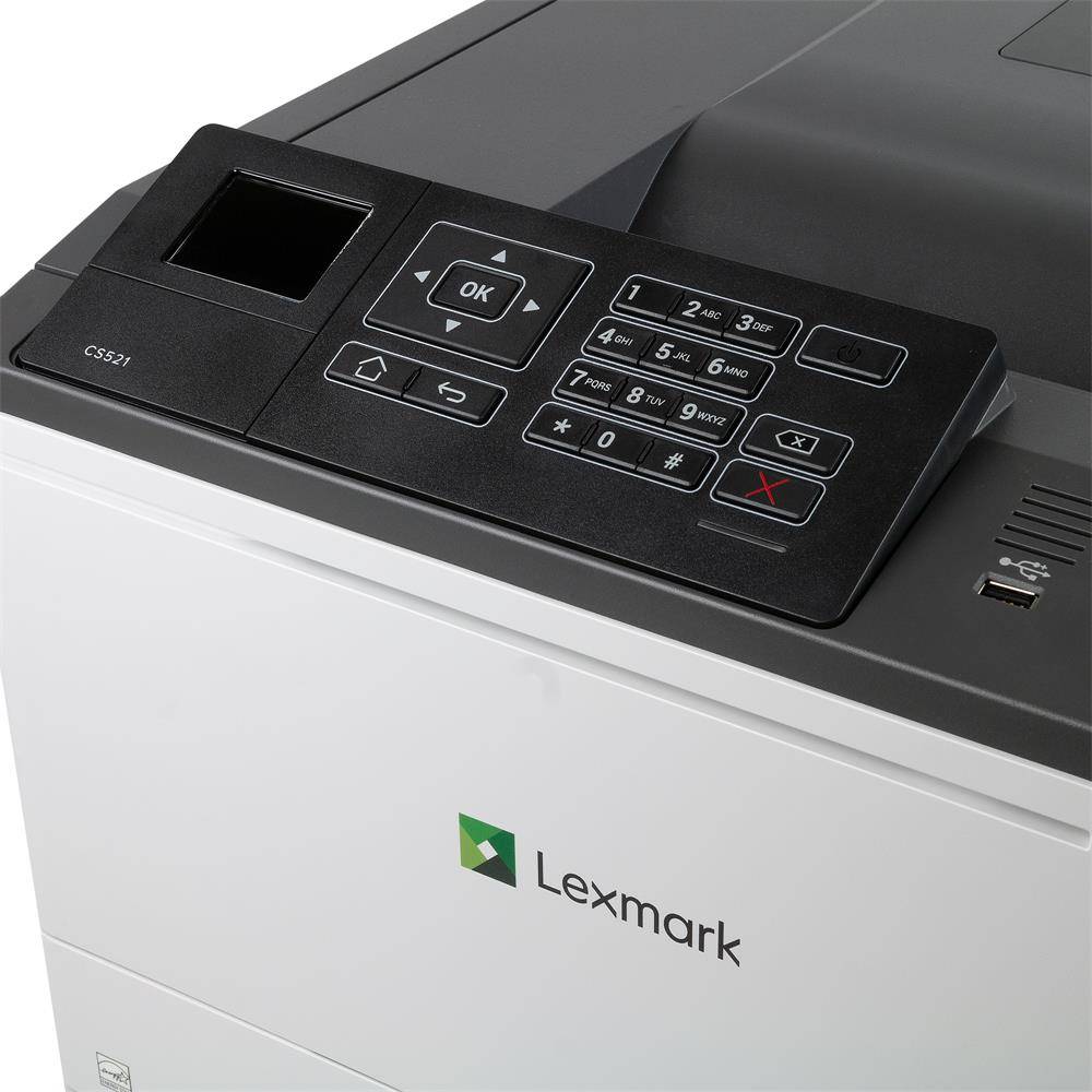 Lexmark CS521dn Farblaserdrucker (33 Seiten/min., Duplex, GigaBit Ethernet, USB 2.0, DIN A4)-2