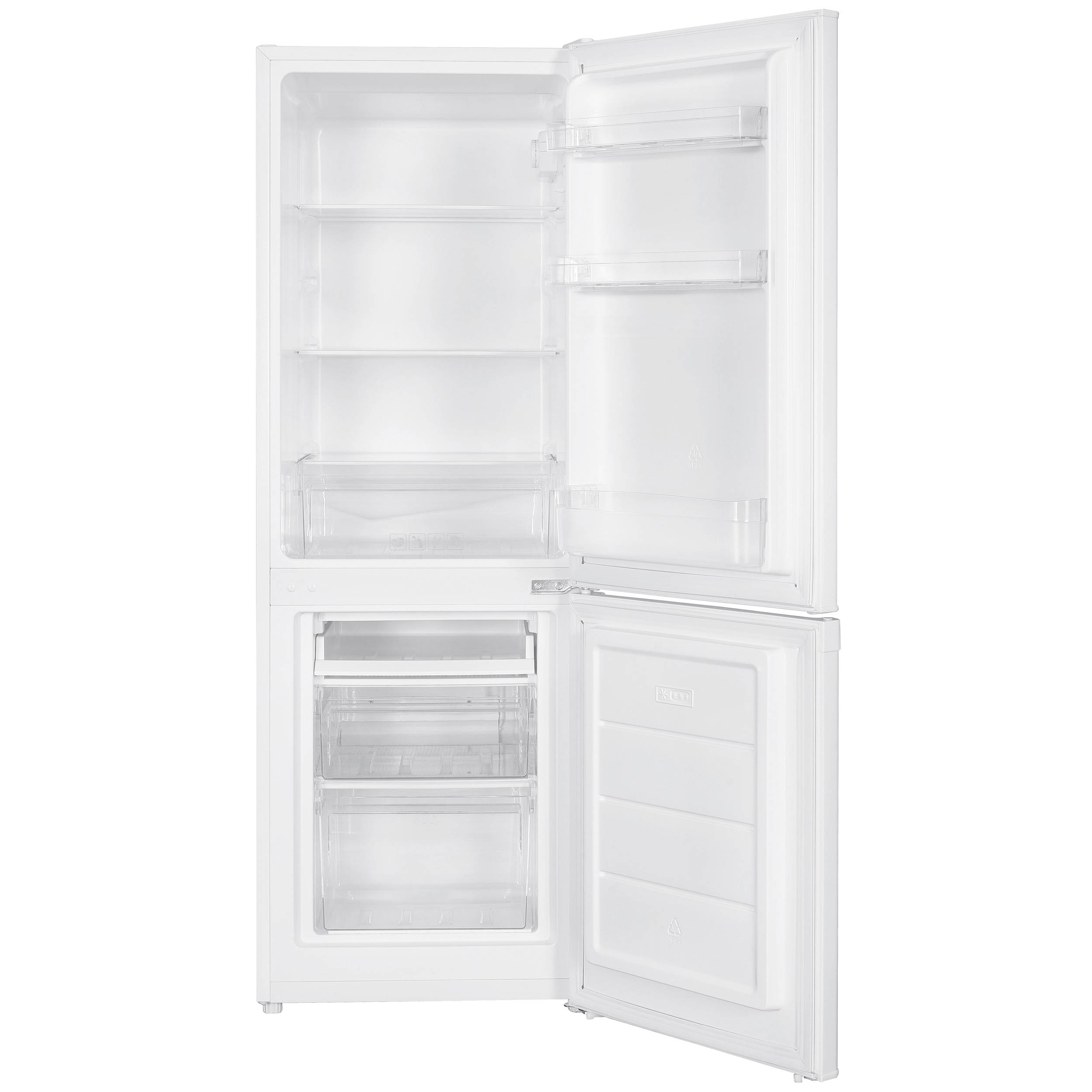 homeX Kühlschrank mit Gefrierfach | Kühl-Gefrierkombination freistehend | 173 Liter Nutzinhalt | 40 dB | CFS1110-W weiß-1