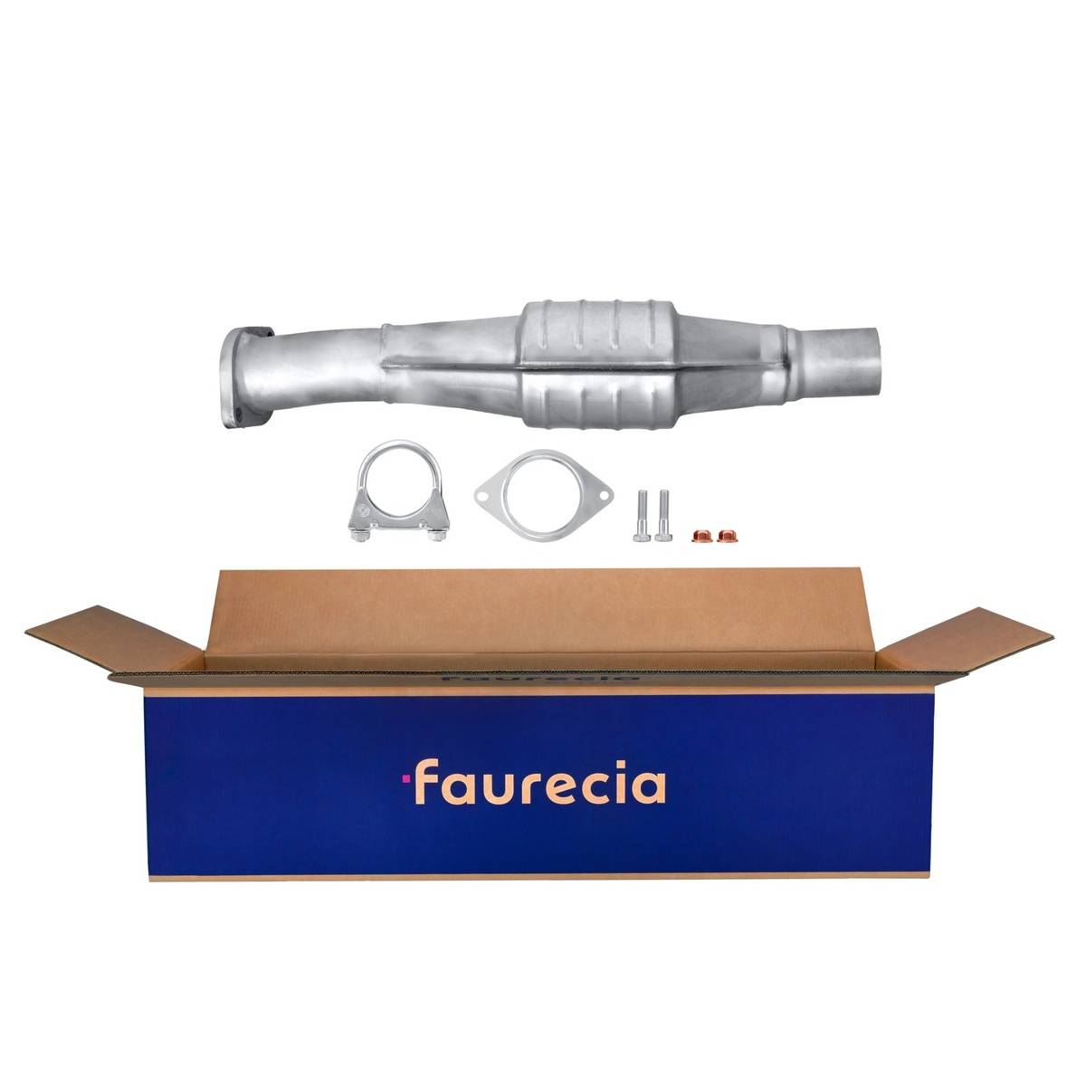 Katalysator Euro 3 mit Anbauteilen FAURECIA für u.a. RENAULT MEGANE-0