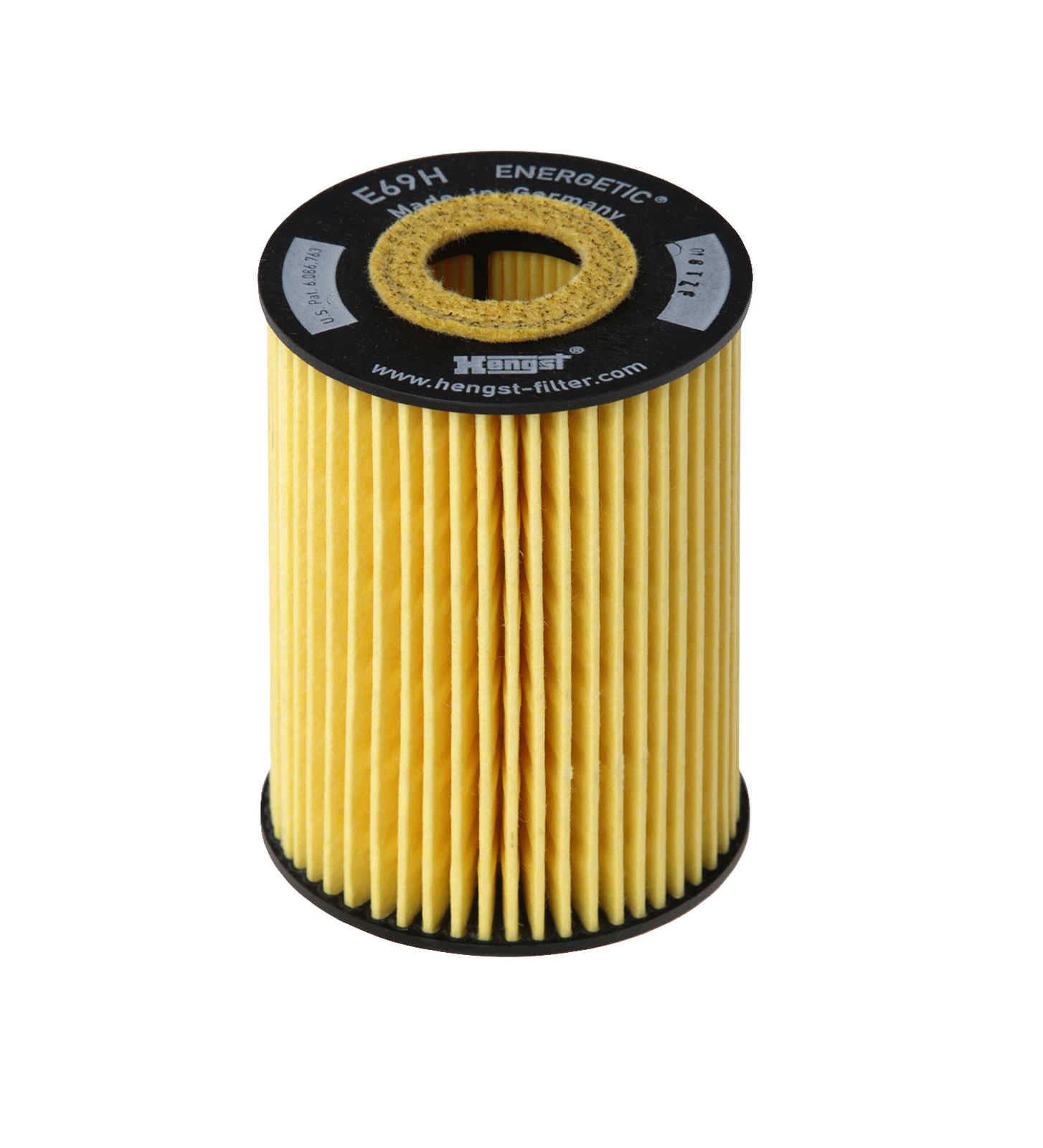 Ölfilter-Einsatz Ø25mm Ø73mm HENGST FILTER für u.a. RENAULT TRUCKS