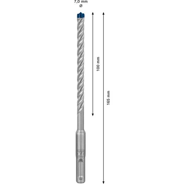Bosch 10x Expert SDS plus-7X Hammerbohrer 7 x 100 x 165 mm - 2608900166