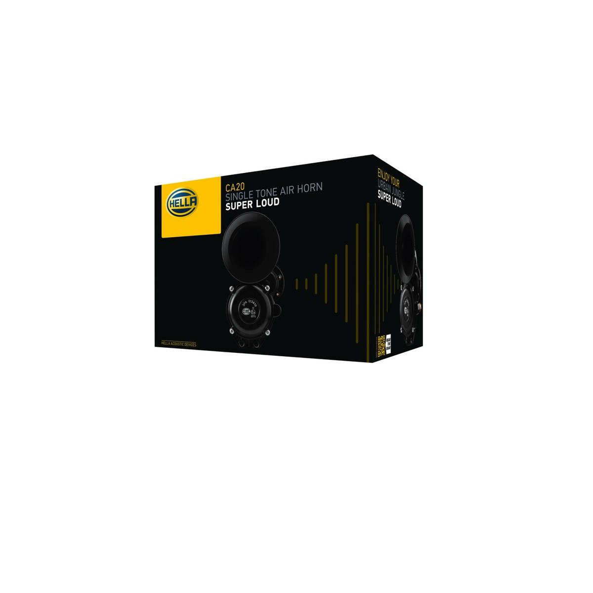HELLA 3PA 013 410-011 Fanfare - 12/24V - Frequenzbereich: 400Hz-3