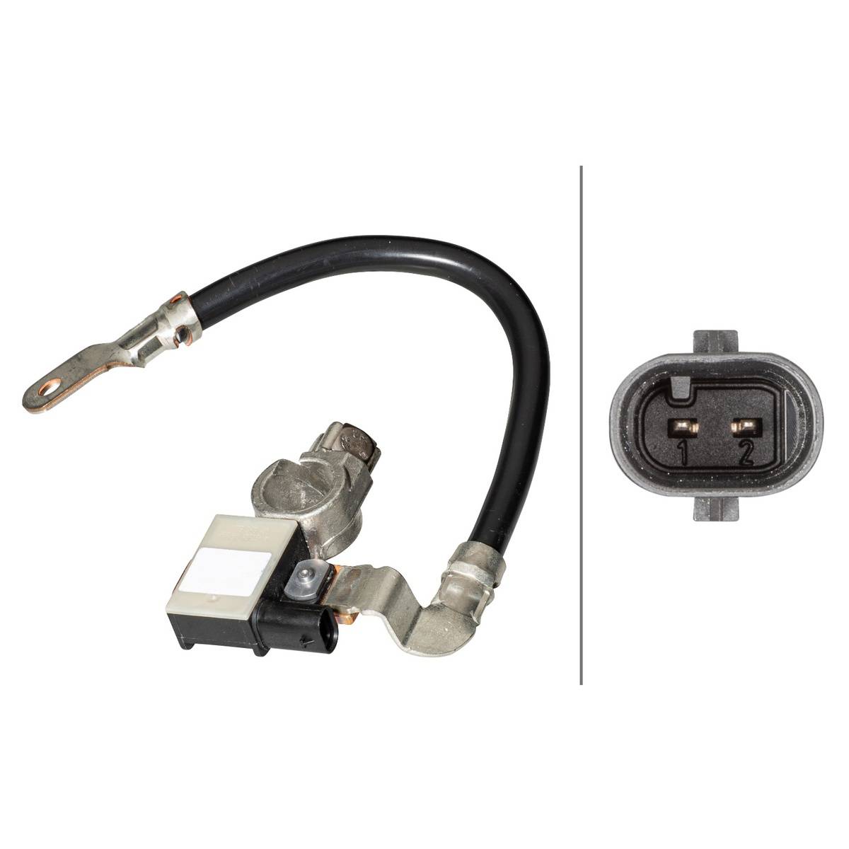 Sensor Batteriemanagement 12 V 217 mm Kabel HELLA für u.a. FORD FIESTA-1