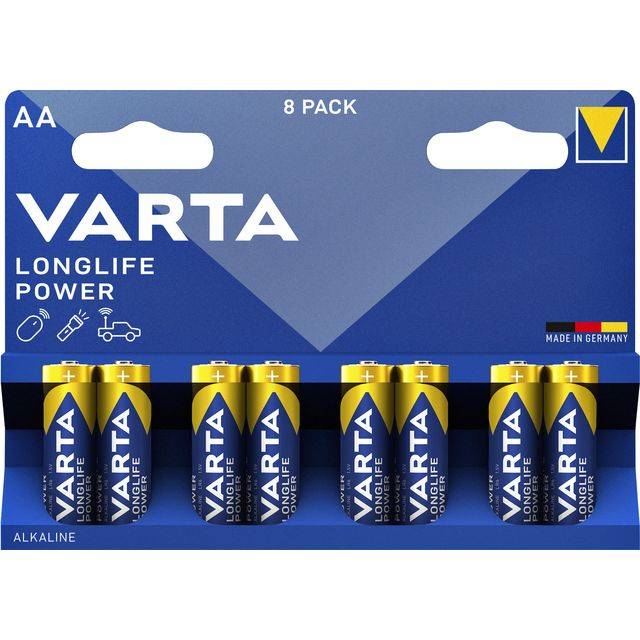 Varta Longlife Power - Batterie 8 x AA / LR06-4