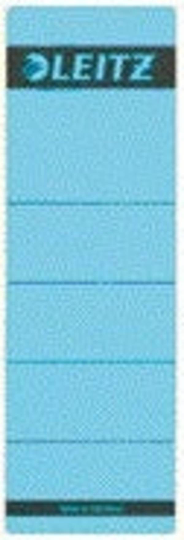 Ordneretikett kurz/breit Papier blau 10 St./Pack. - Artikel: 120027950