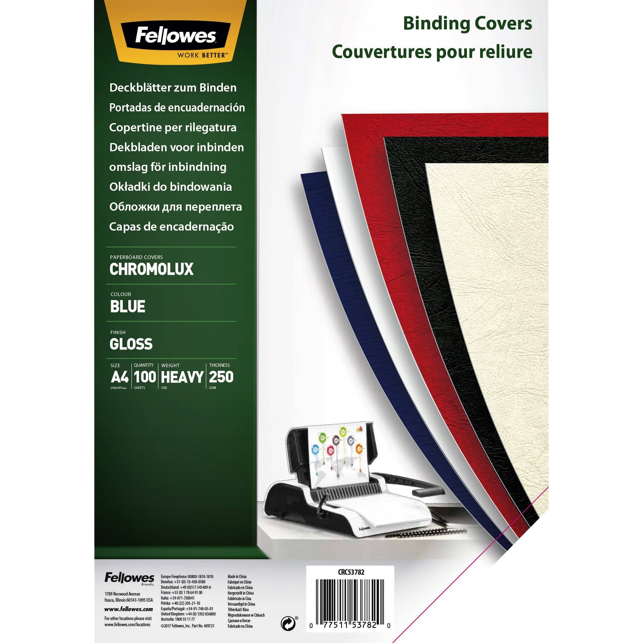 Fellowes Chromolux - Karton - glänzend - A4 (210 x 297 mm)-8