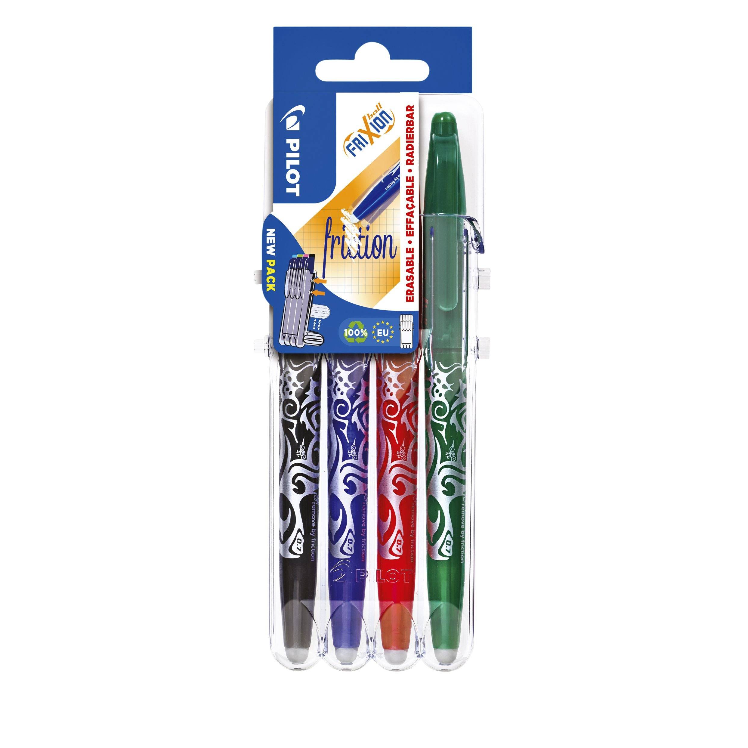 PILOT Tintenroller FRIXION BALL 07 Set2Go, 4er Etui-1