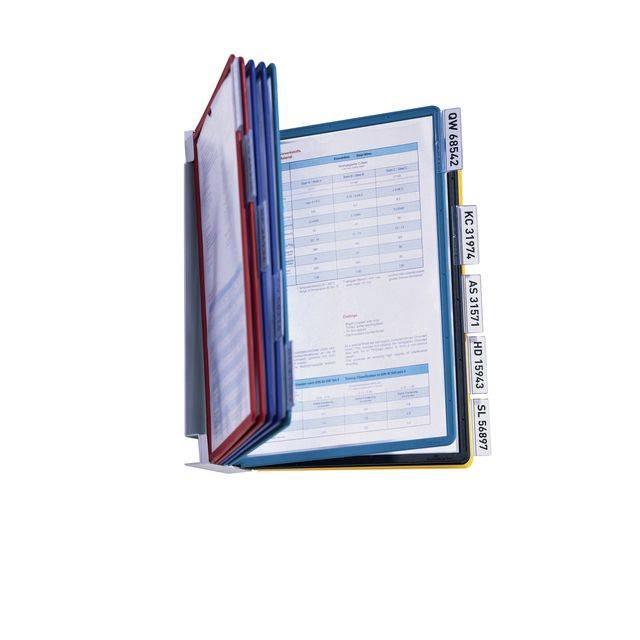 Sichttafelwandhalter VARIO wall 10 DIN A4 sortiert-2
