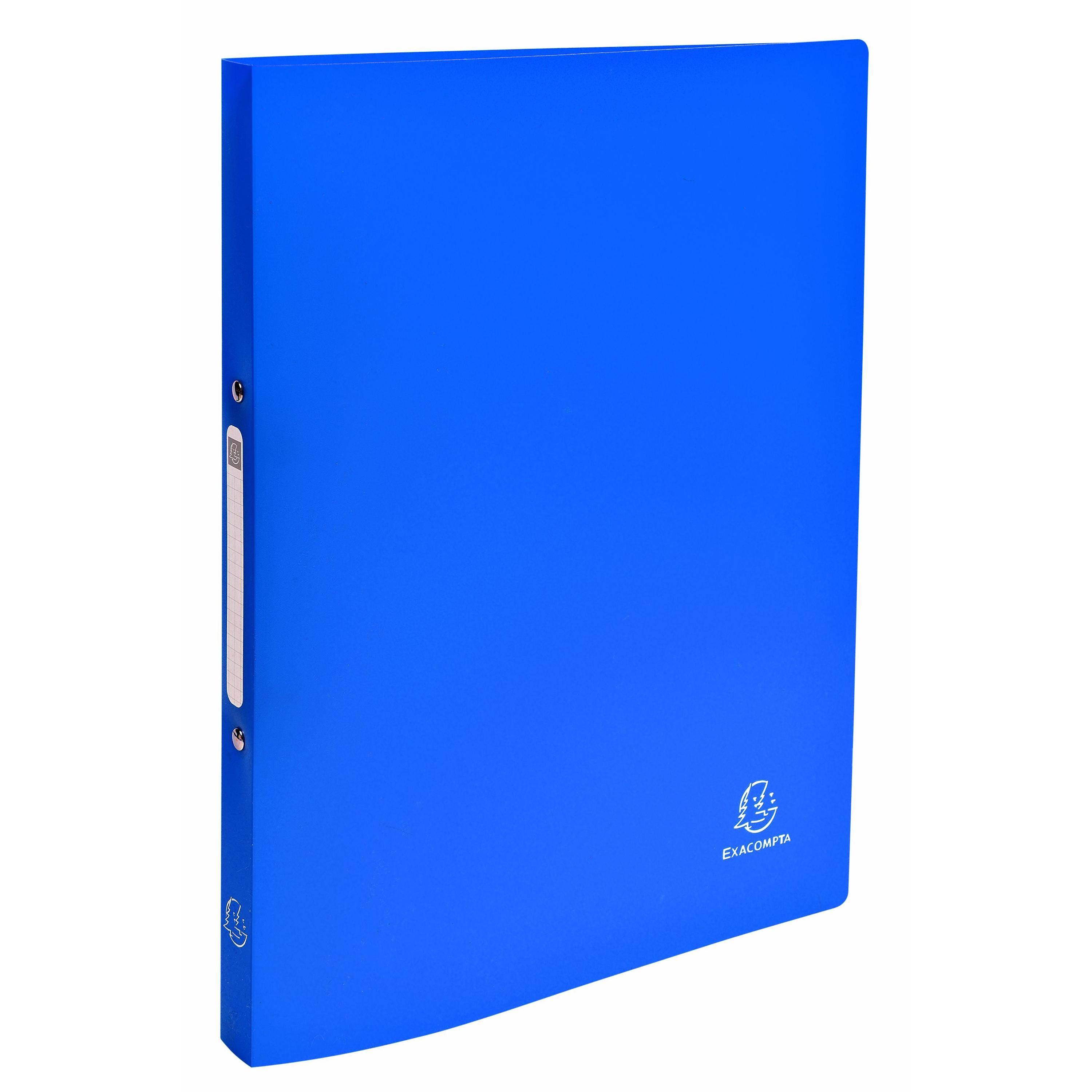 EXACOMPTA Ringbuch PP, 2-Ring-Mechanik, DIN A4, blau-3