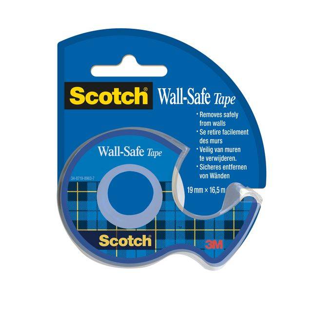Scotch Klebefilm "Wall-Safe", im Handabroller, 19mm x 16,5m-1