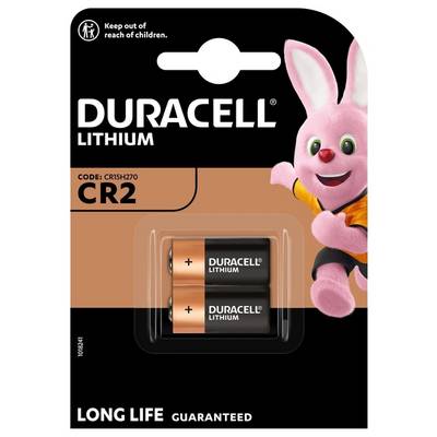 Duracell Photobatterie CR2 Ultra Lithium 3Vmax. 850mAh im 2er Blister, CR15H270-8