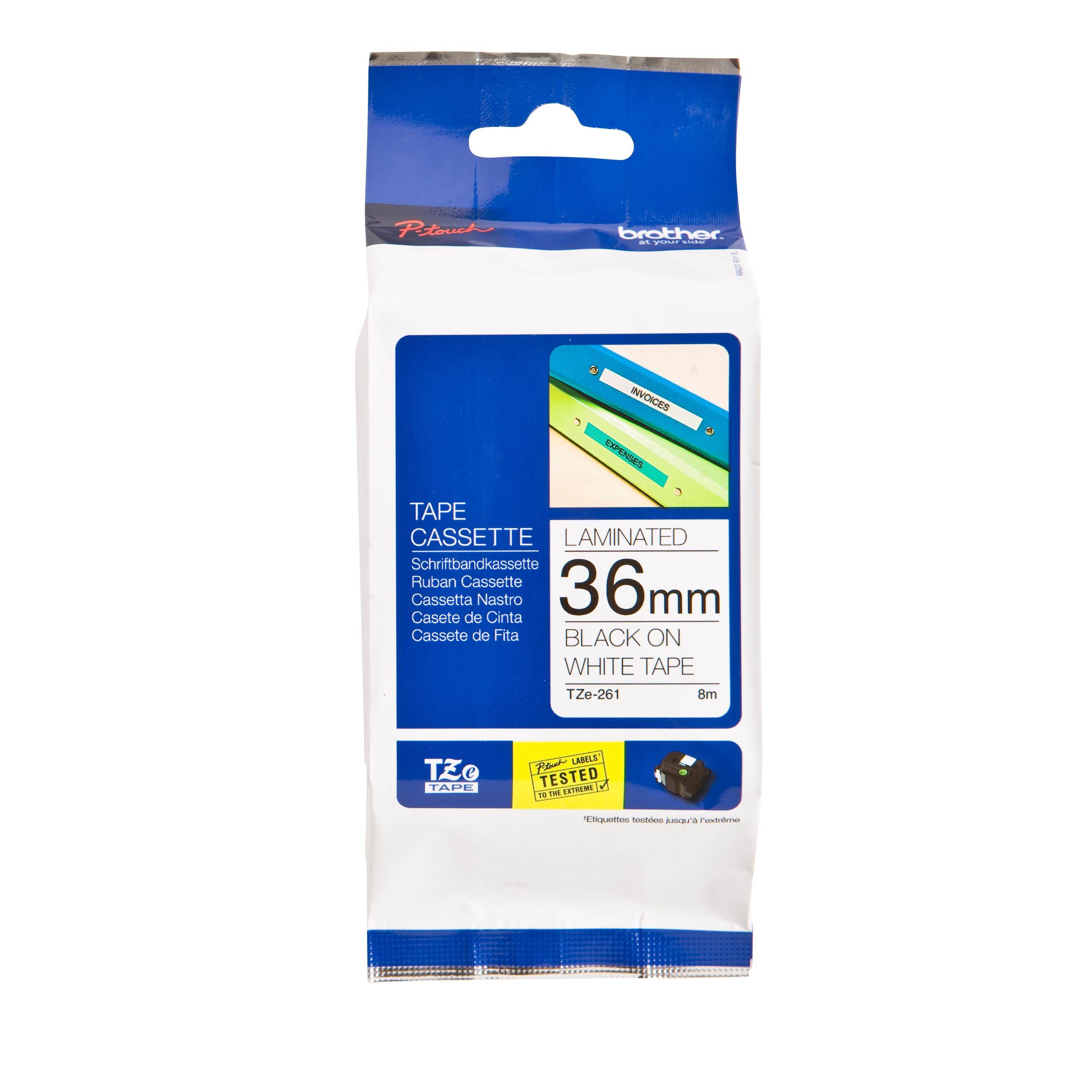 Brother - Rolle (3,6 cm x 8 m) laminiertes Band-2