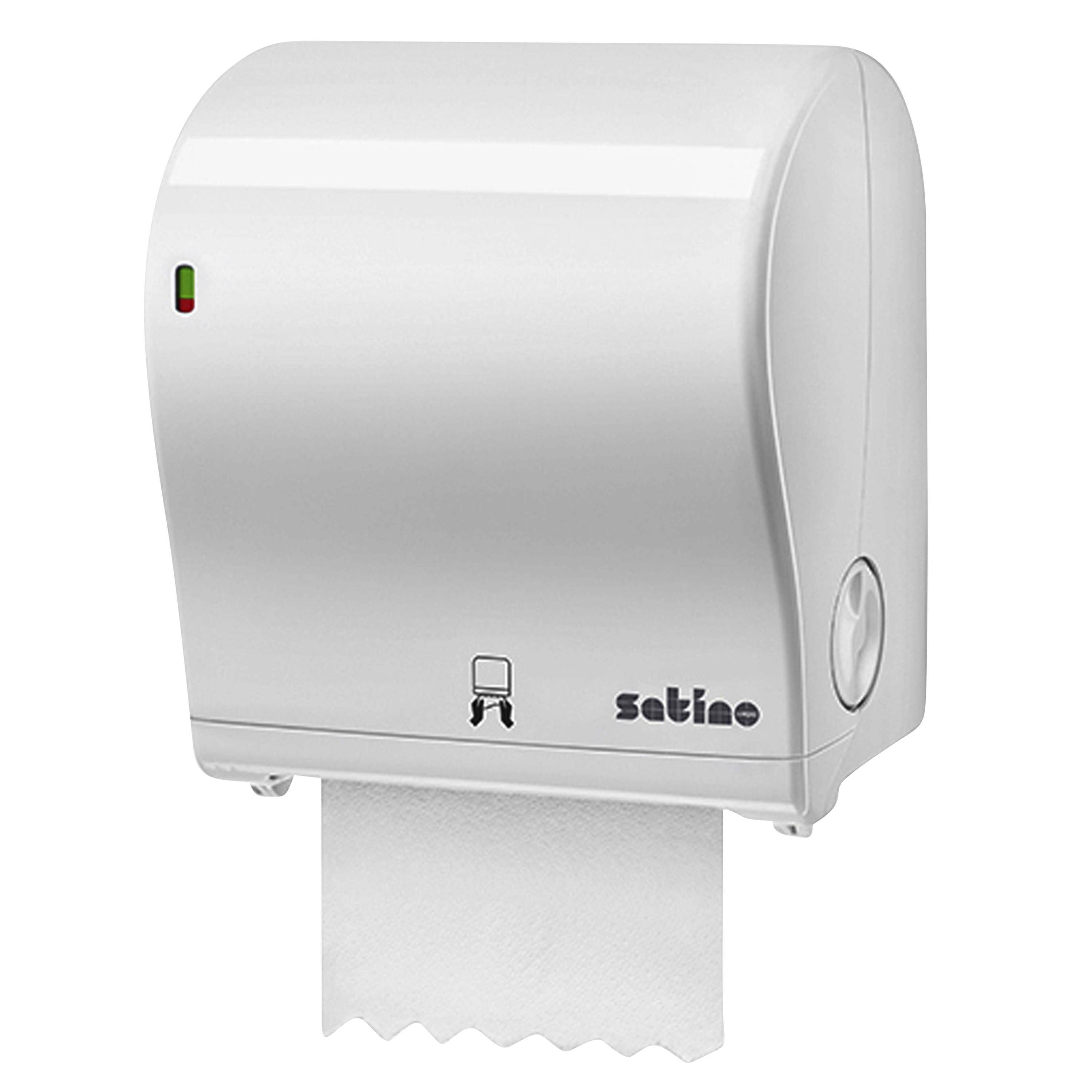 SATINO BY WEPA 449030001 Satino Rollenhandtuchspen der 331520 Autocut Midi w eiß-0