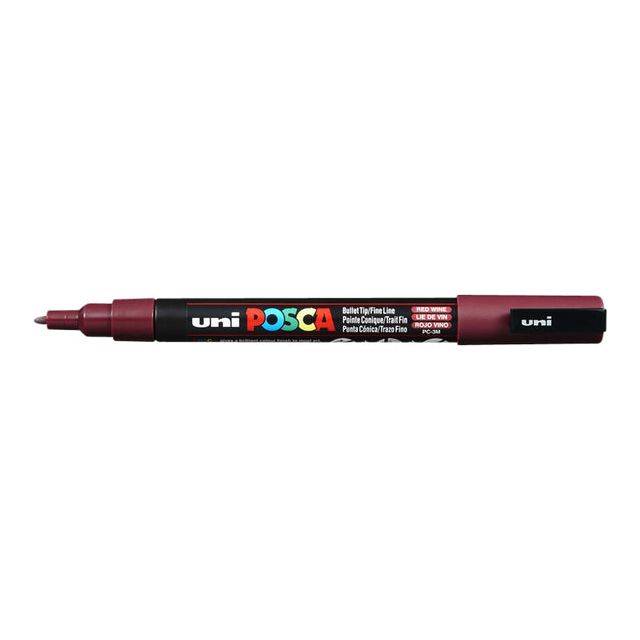 Fasermaler Uni Posca PC-3M 0,9-1,3mm weinrot-2