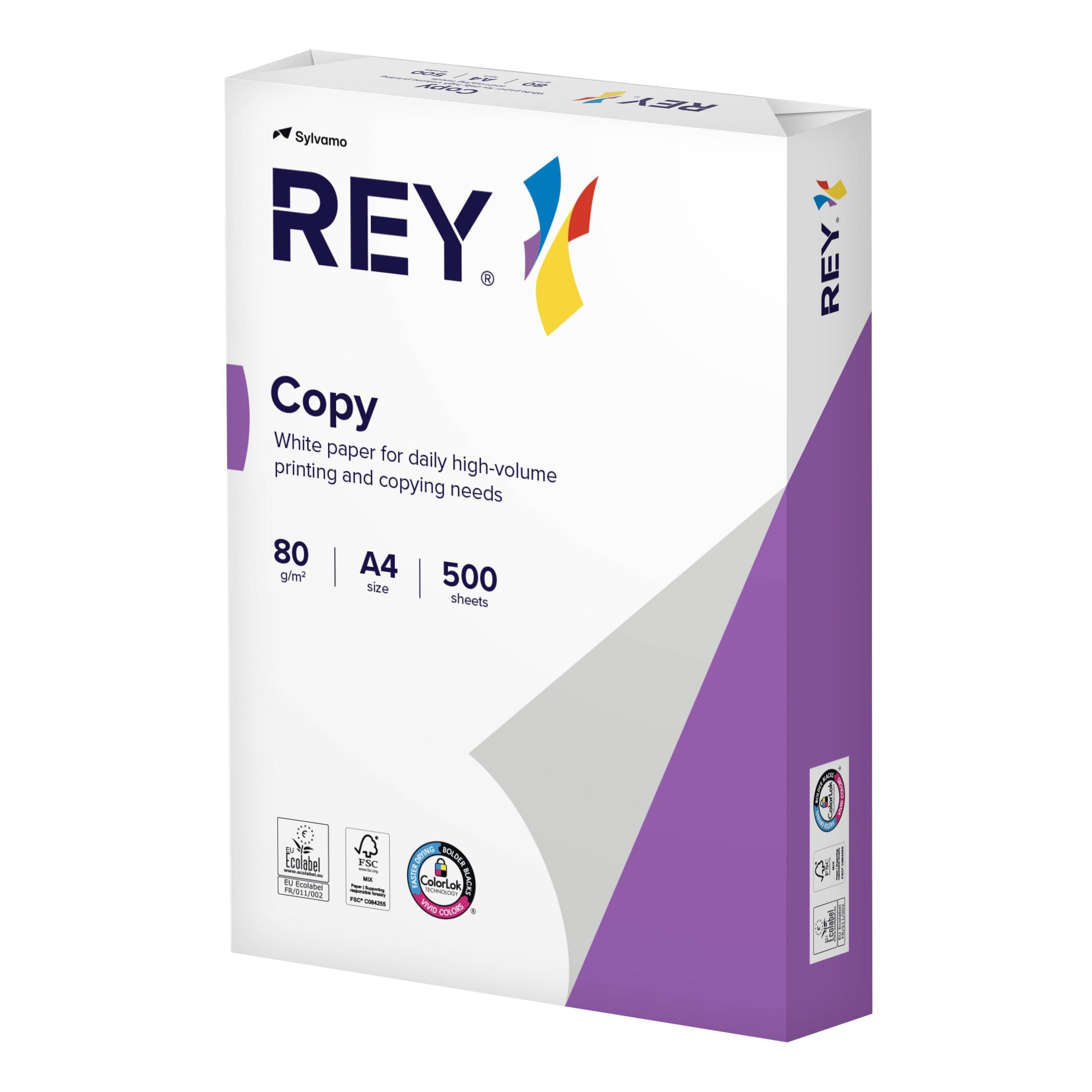 REY - Kopierpapapier Copy A4 80g weiss FSC zertifiziert - Normal/Kopierpapier - 80 g/m²-3