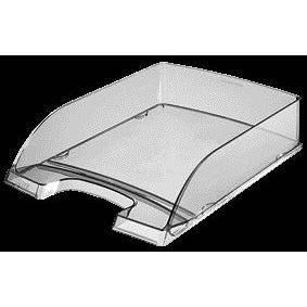 Briefablage Transparent Plus DIN A4 PS grau-2