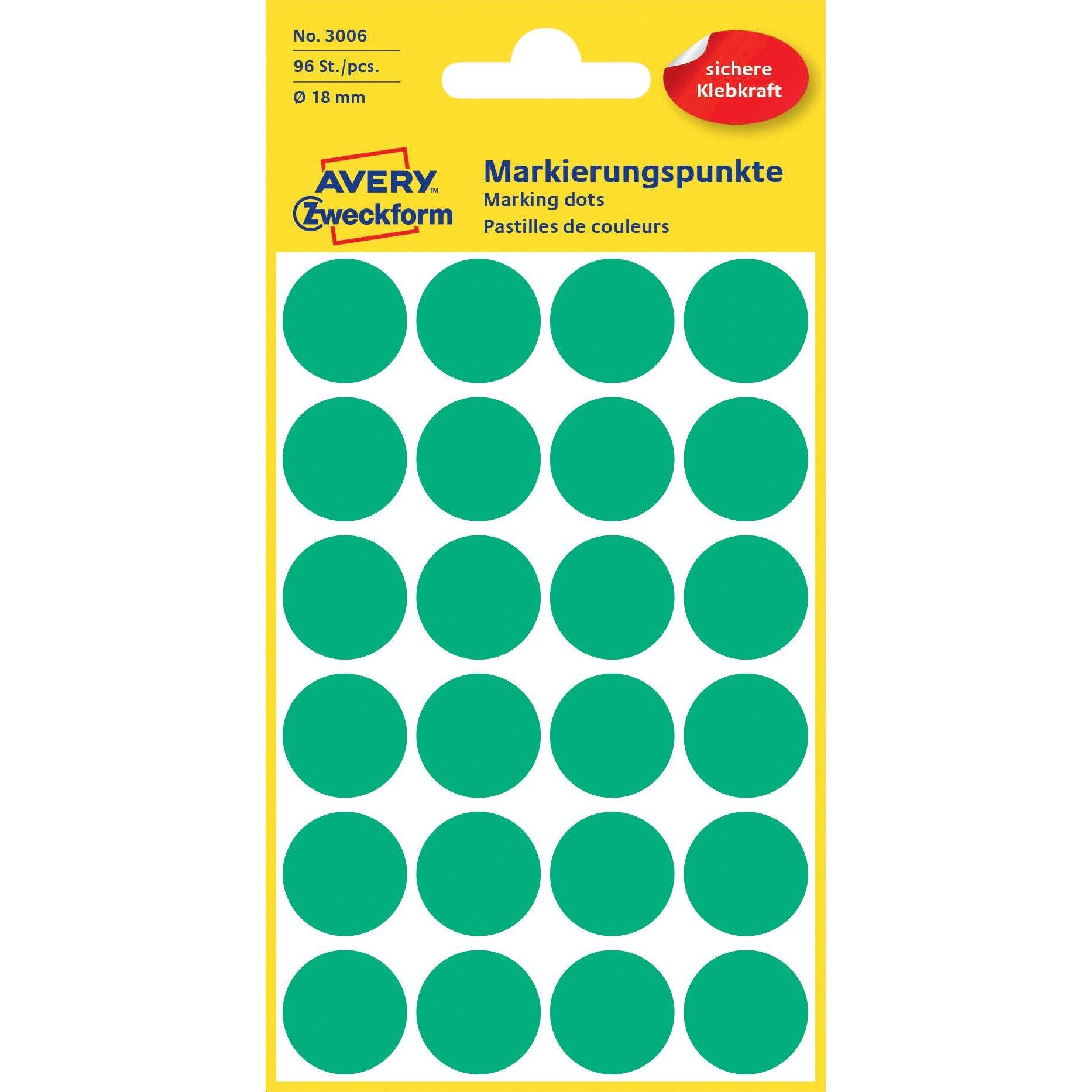 Markierungspunkt 18mm grün 96 St./Pack - Artikel: 129004660-3