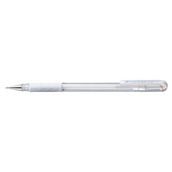 Geltintenroller Hybrid Gel Grip Pastell 0,4mm weiß