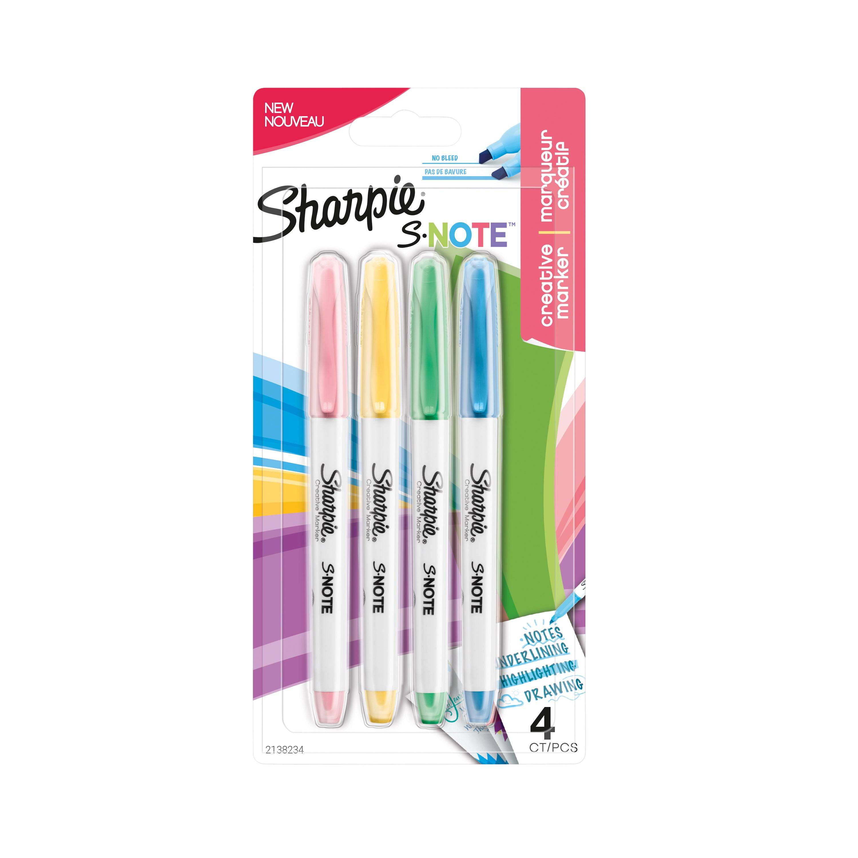 Sharpie Kreativ-Marker S-NOTE, 4er Blisterkarte-2