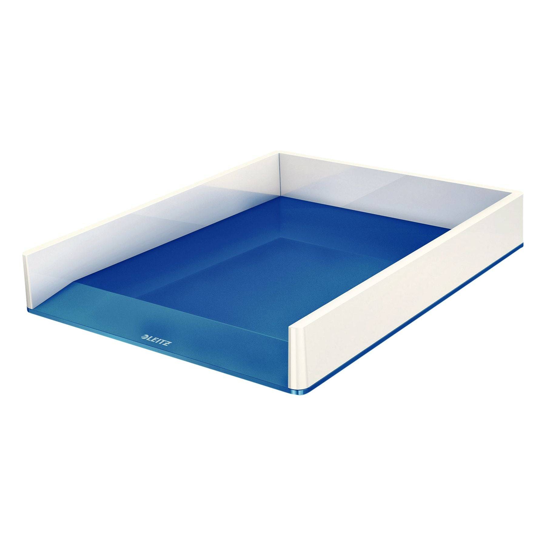 Leitz Briefkorb WOW 53611036 DIN A4 PS weiß/blau-2