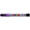 Fasermaler Uni Posca PC-3M 0,9-1,3mm Glitter violett