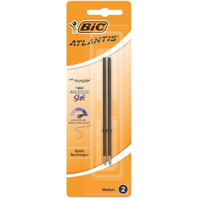 BIC Kugelschreibermine Easy Glide IS1197 8924101 0,4mm sw 2 St./Pack.-3