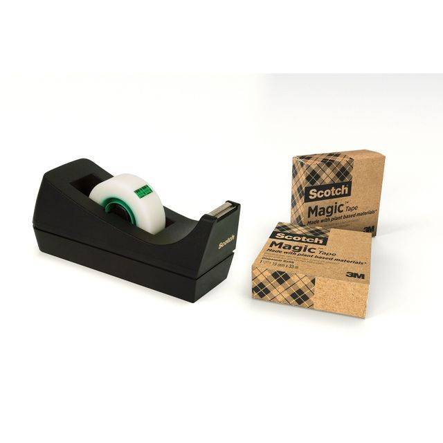 Scotch Tischabroller A greener choice 900C38G3 sw +3Klebeband-2