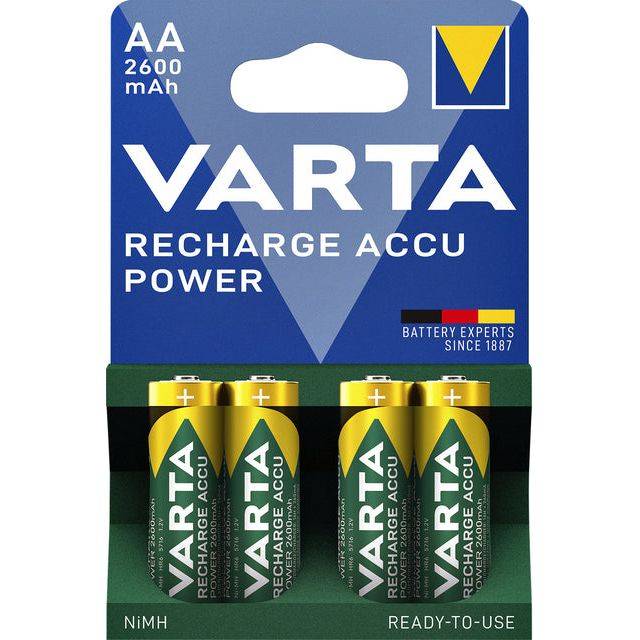 Varta Recharge Accu Power 5716 Mignon AA Akku 4er Blister-5