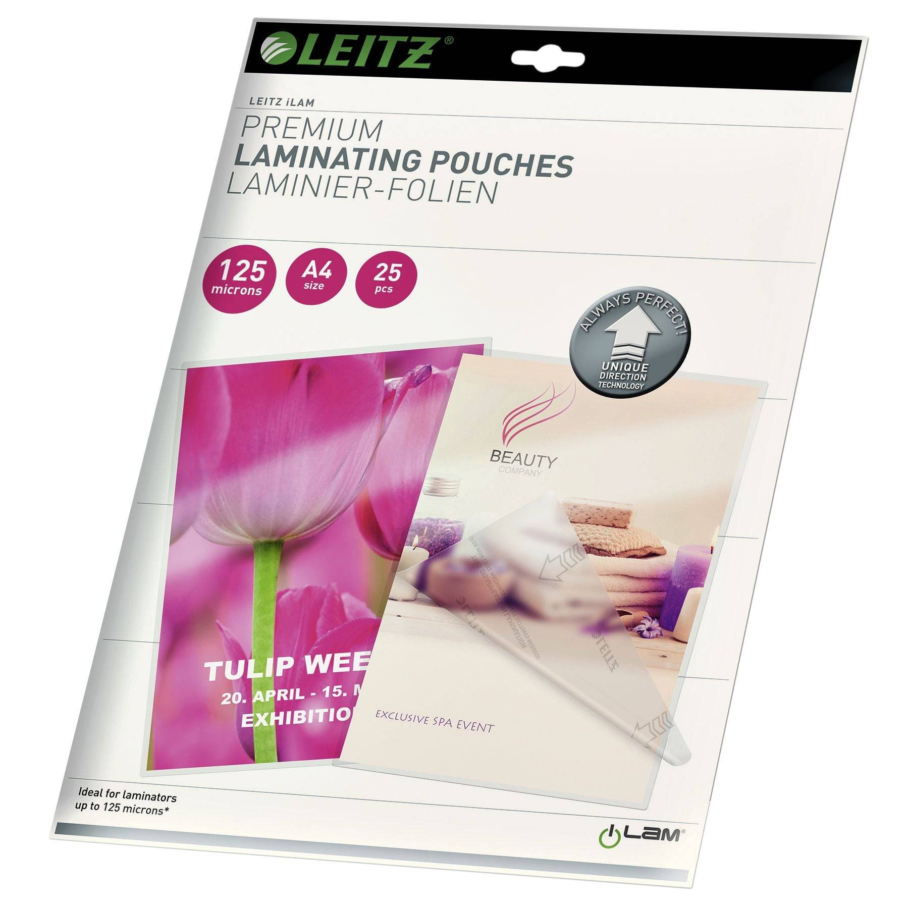 Laminierfolie UDT DIN A4 125mic 25 St./Pack. - Artikel: 131000200-4