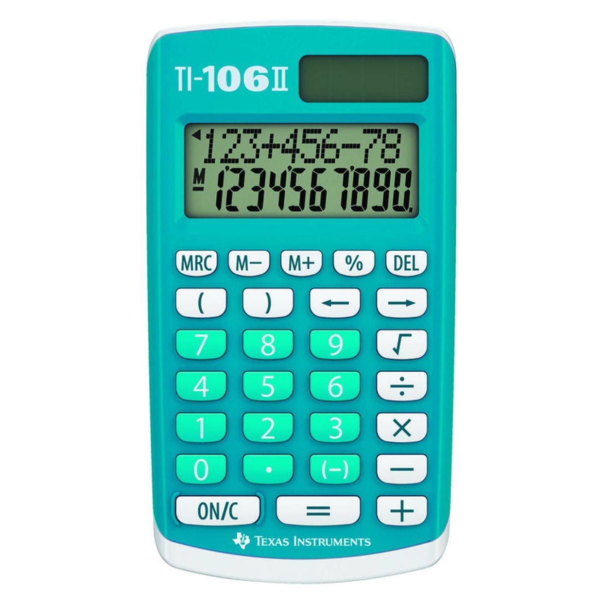 Texas Instruments TI 106 II Schulrechner, 2-zeilig, Solar, blau-3