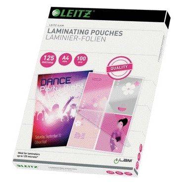 ESSELTE LEITZ - Leitz - 125 Mikron - Clear Glossy - 216 x 303-6