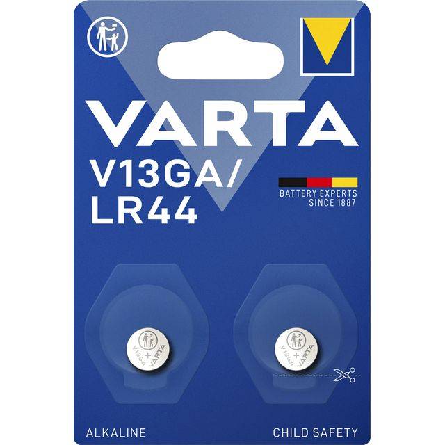 Varta Batterie Alkaline, Knopfzelle, LR44, V13GA, 1.5V Electronics, Retail Blister (2-Pack)-4
