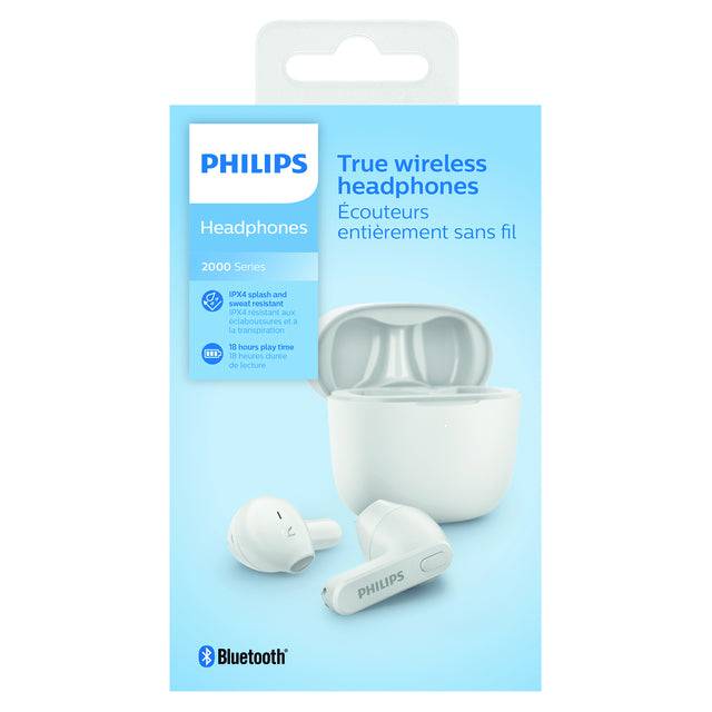 Philips TAT2236WT - True Wireless-Kopfhörer mitMikrofon - Ohrstöpsel - Bluetooth-3