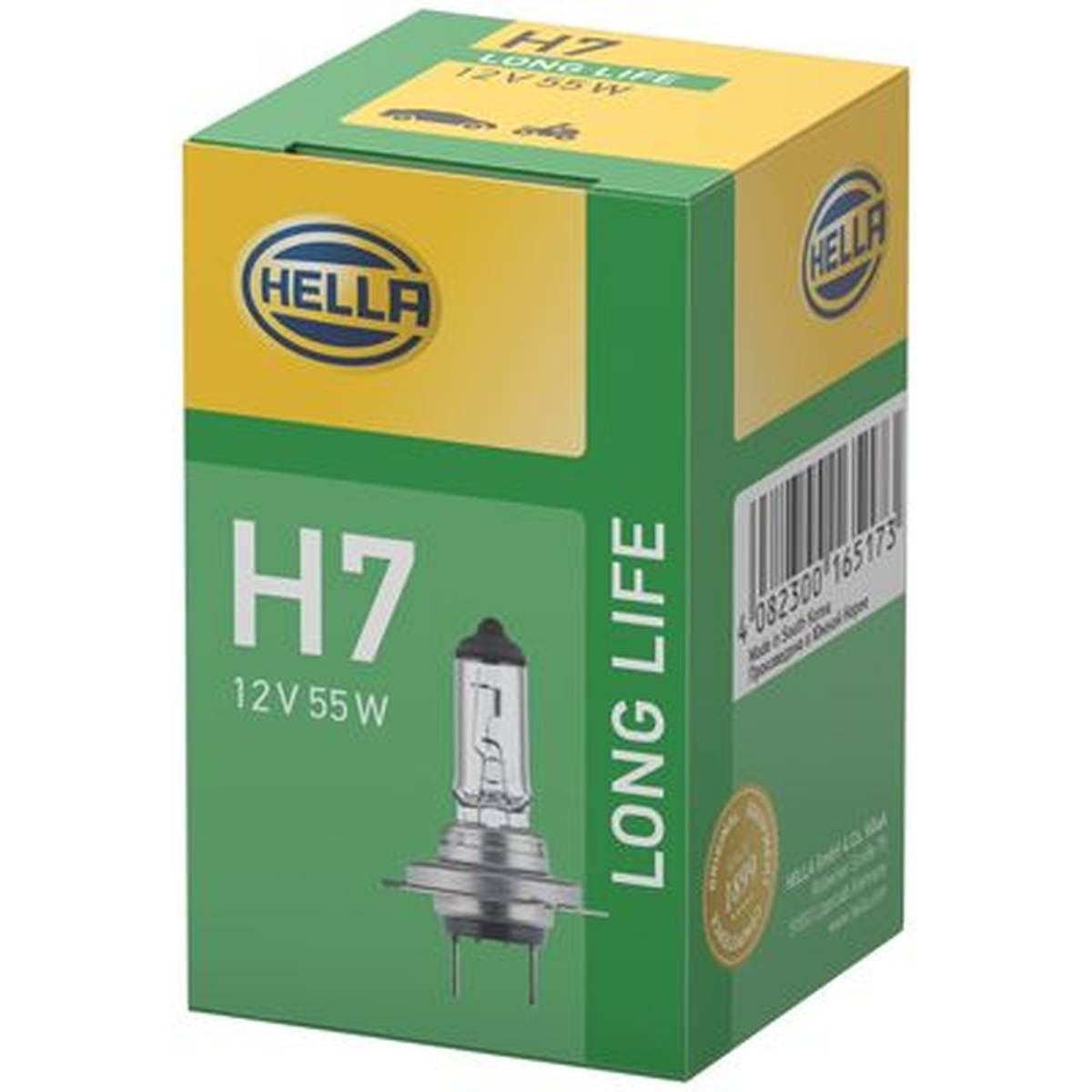 Glühlampe Hauptscheinwerfer 12 V 55 W H7 PX26d HELLA für u.a. MB E-KLASSE-0