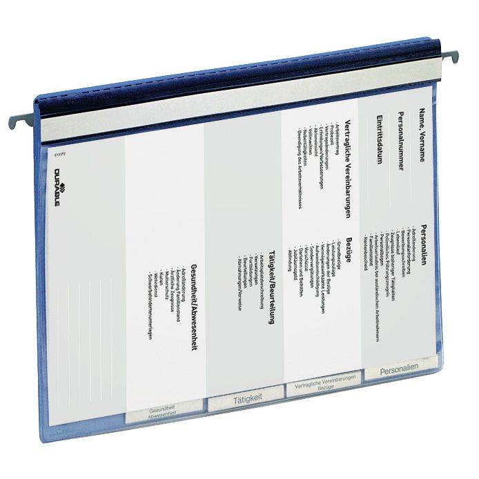 Durable Personalhefter DURABLE DIN A4 Kunststoff blau 2555-06 Anzahl Unterteilungen:5 Blau 1 St.-4