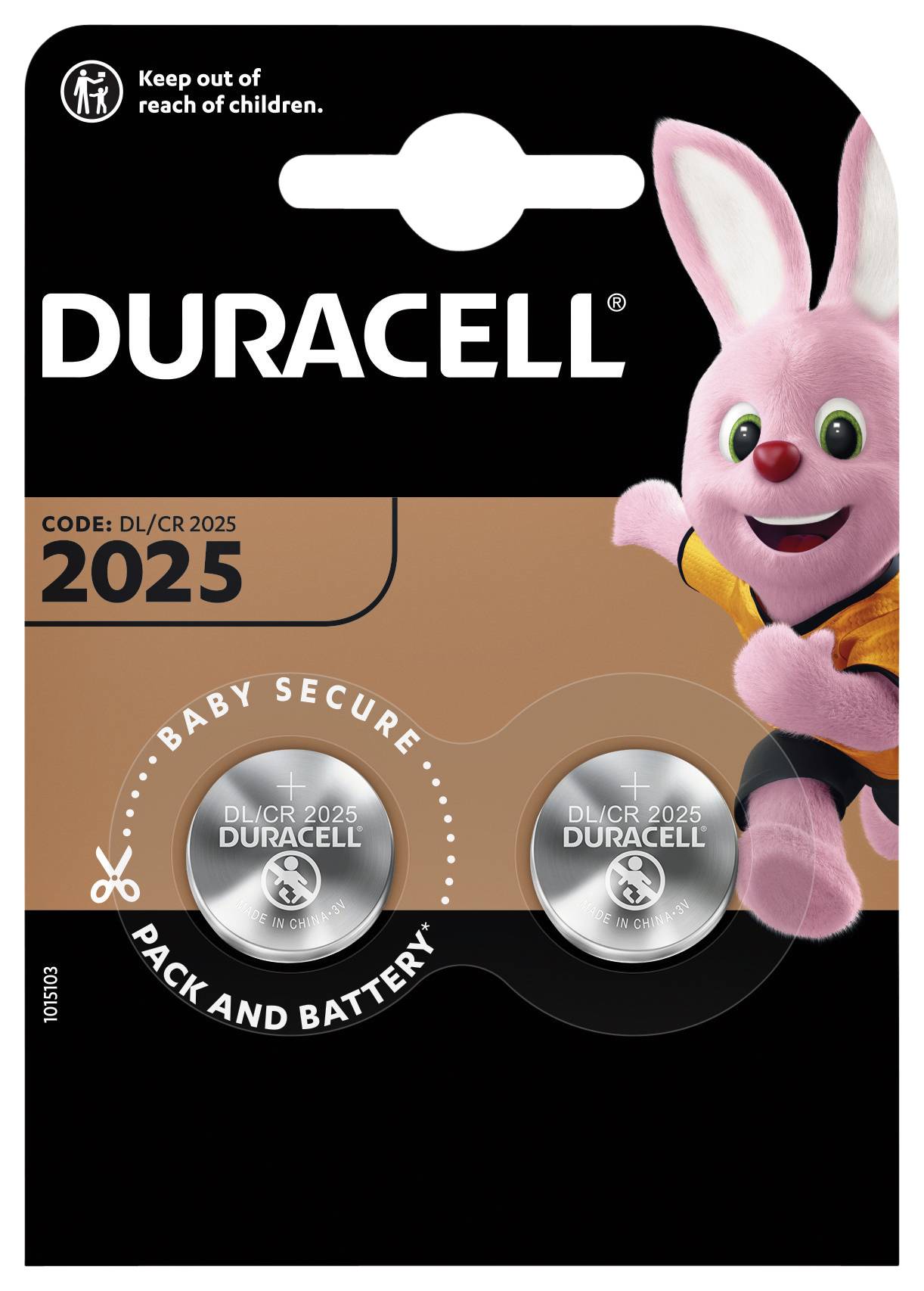 Duracell DL2025, CR2025 2er Blister 3 Volt Lithium Batterie-5