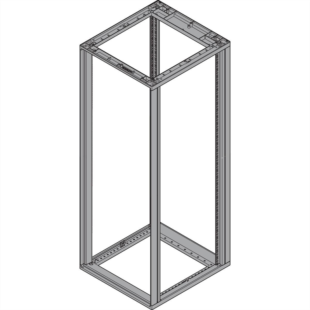 SCHROFF GESTELL HD-U 43HE 553B 800T RAL7021-0