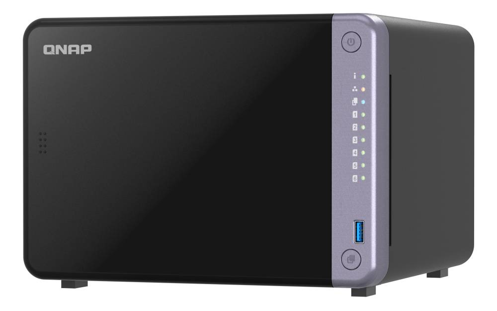 QNAP 6-bay desktop NAS - AL524 4C 2.0GHz DDR4 2 x 10GbE SFP+ 2 2 - Storage Server - NAS-0