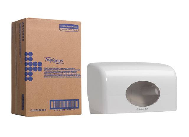 Toilettenpapierdoppelspender AQUARIUS 6992 H180xB298xT130ca.mm 1Spender AQUARIUS-2