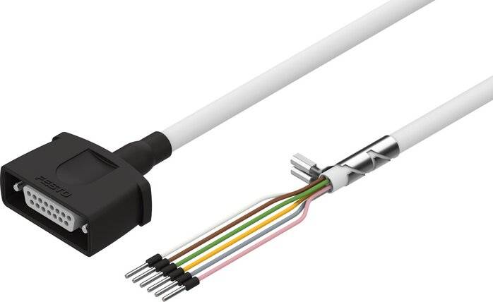 FESTO NEBM-S1G15-E-25-Q7-LE6 Motor cable, P/n: 5085060-0